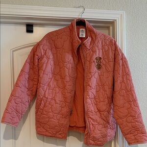 Disney Quilted Jacket in Peach